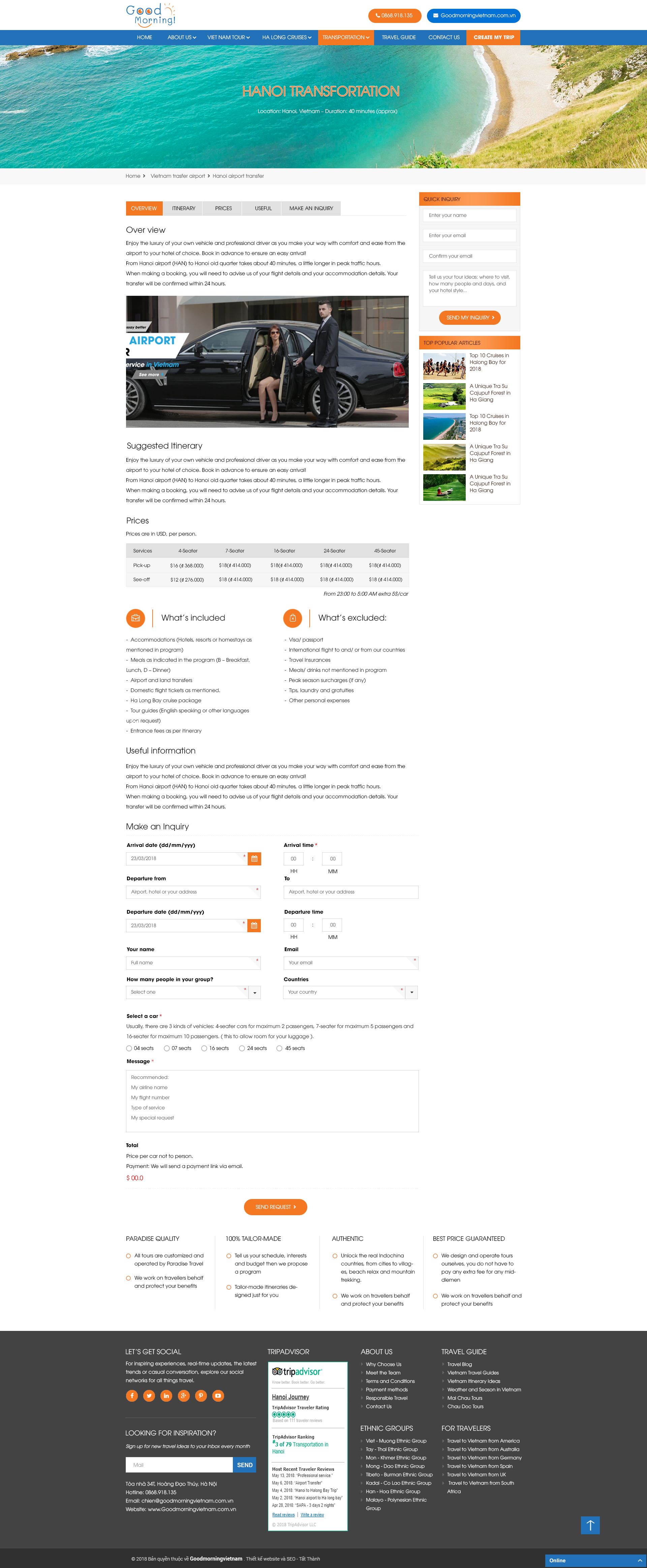 11 - Transportation - Hanoi transfortation - Form 1